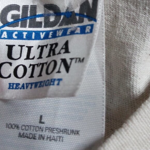 Vintage Thompson's Flouring Mills Hard Wheat Flour Label T-Shirt - Picture 3 of 6